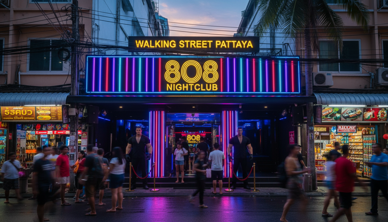 DJ performing live at 808 Nightclub in Pattaya