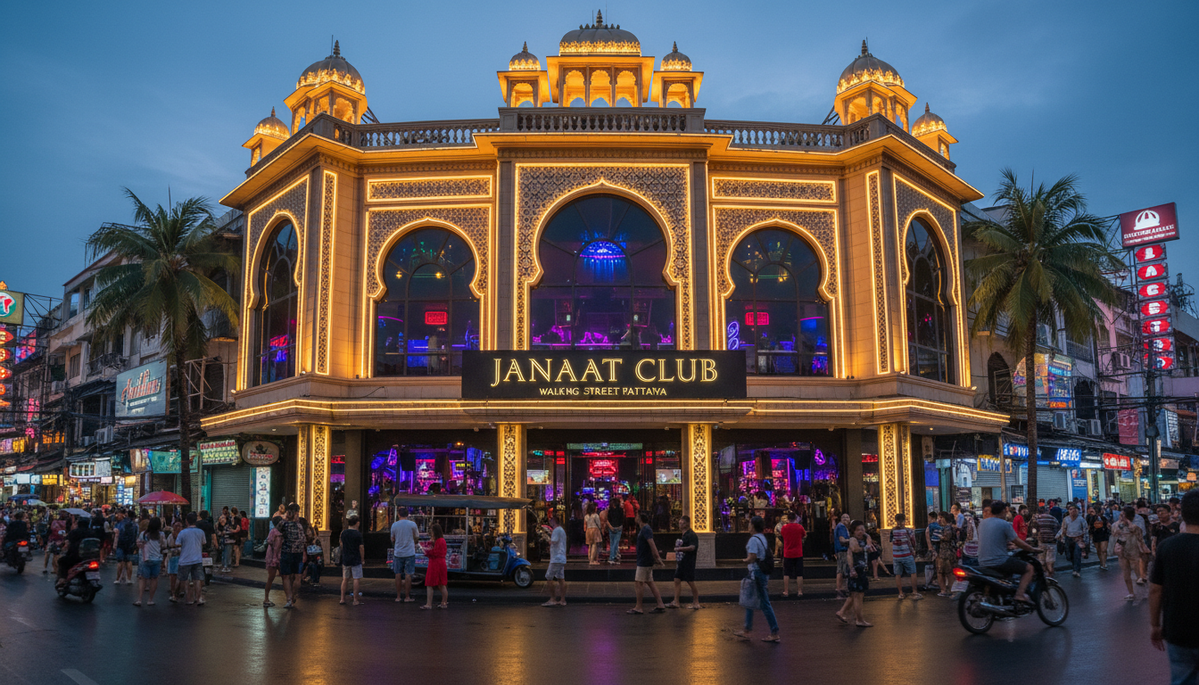 Luxurious Indian-style interior at Jannaat Club