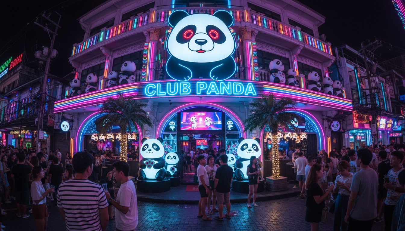 High energy EDM party at Club Panda