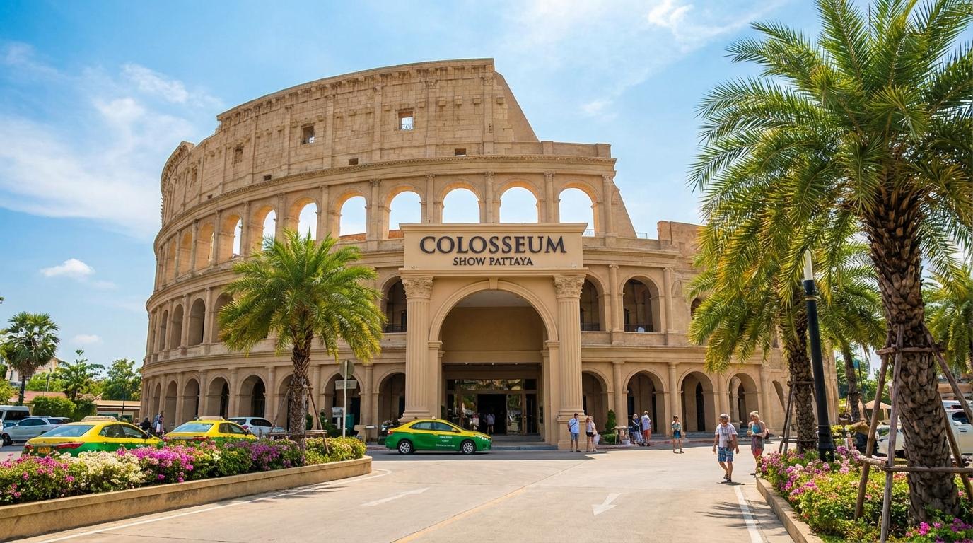 Vividly colorful performance at Colosseum Show Pattaya