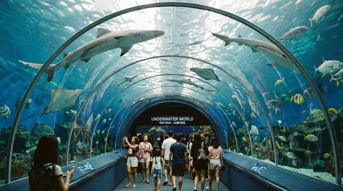 Underwater World Pattaya acrylic tunnel