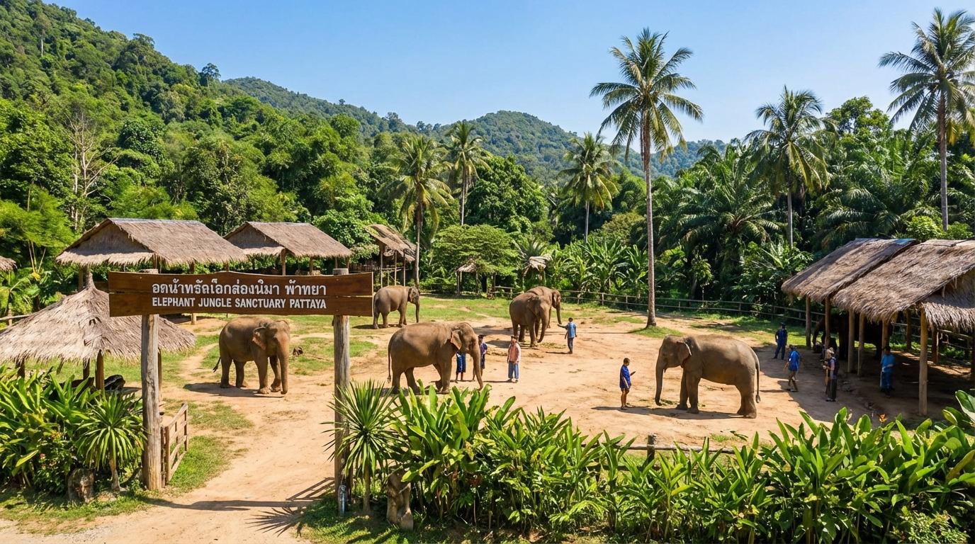Asian Elephant being fed