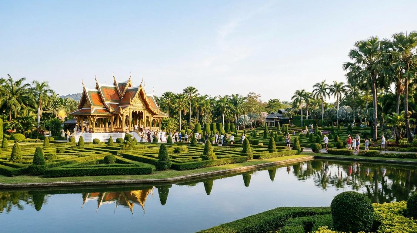 Nong Nooch Tropical Garden landscape
