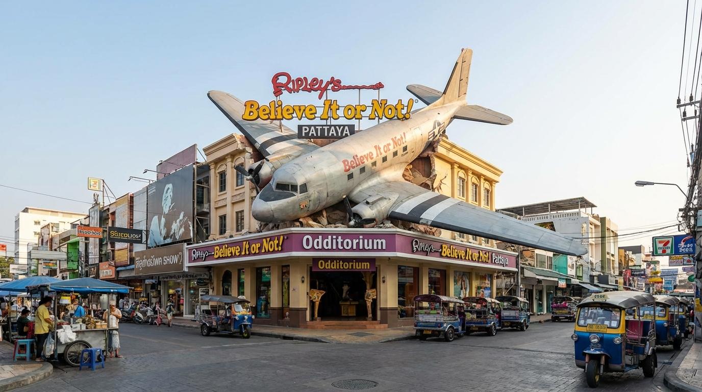 Entrance of Ripley's Believe It or Not Odditorium in Pattaya