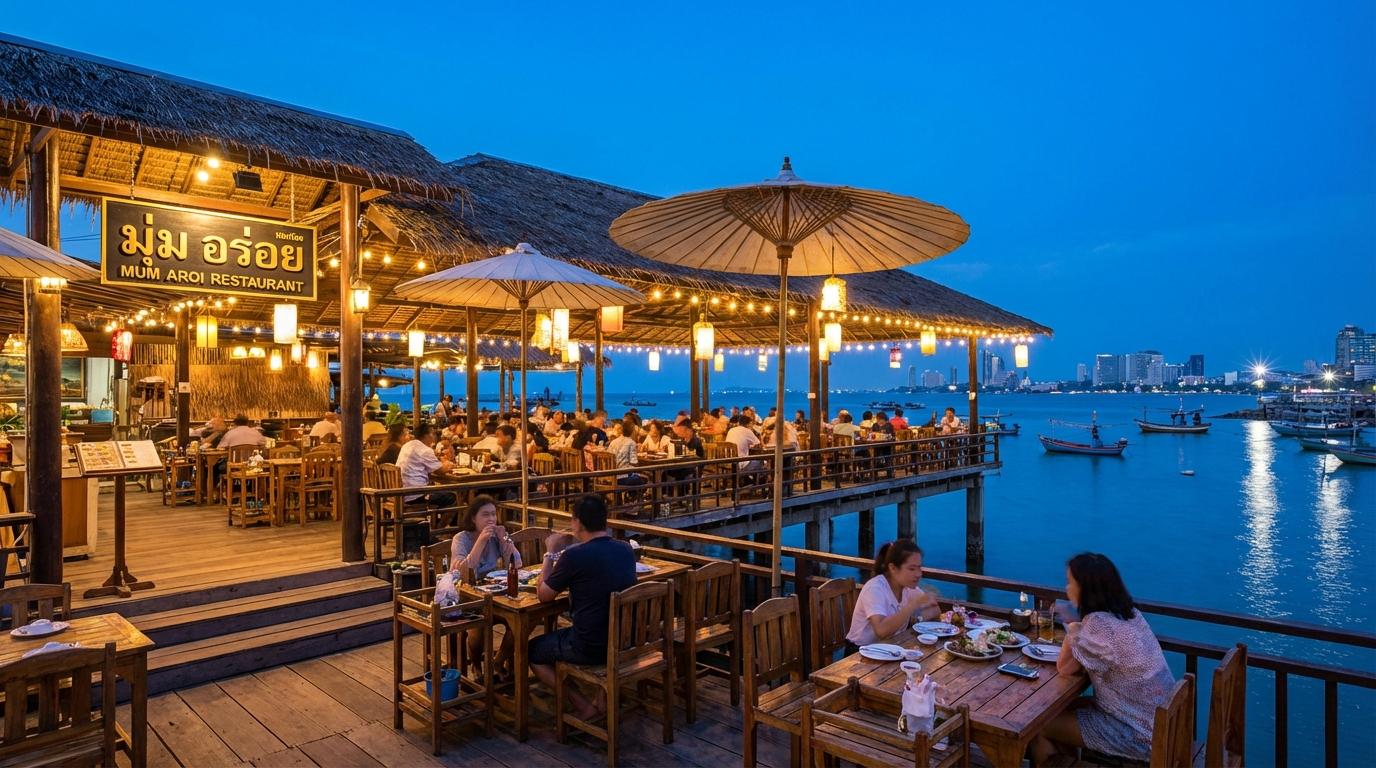 Fresh Thai seafood dish at Mum Aroi