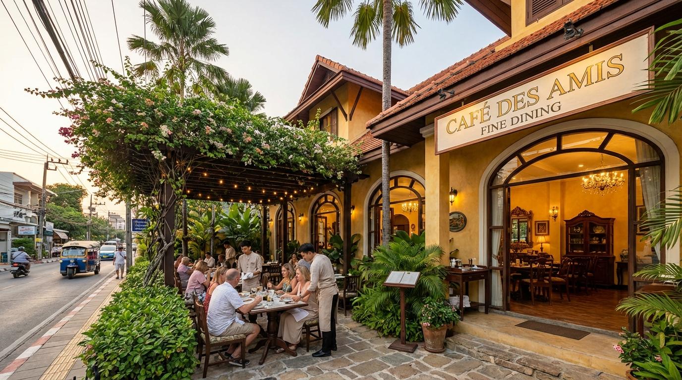 Delicious Beef Wellington at Cafe des Amis